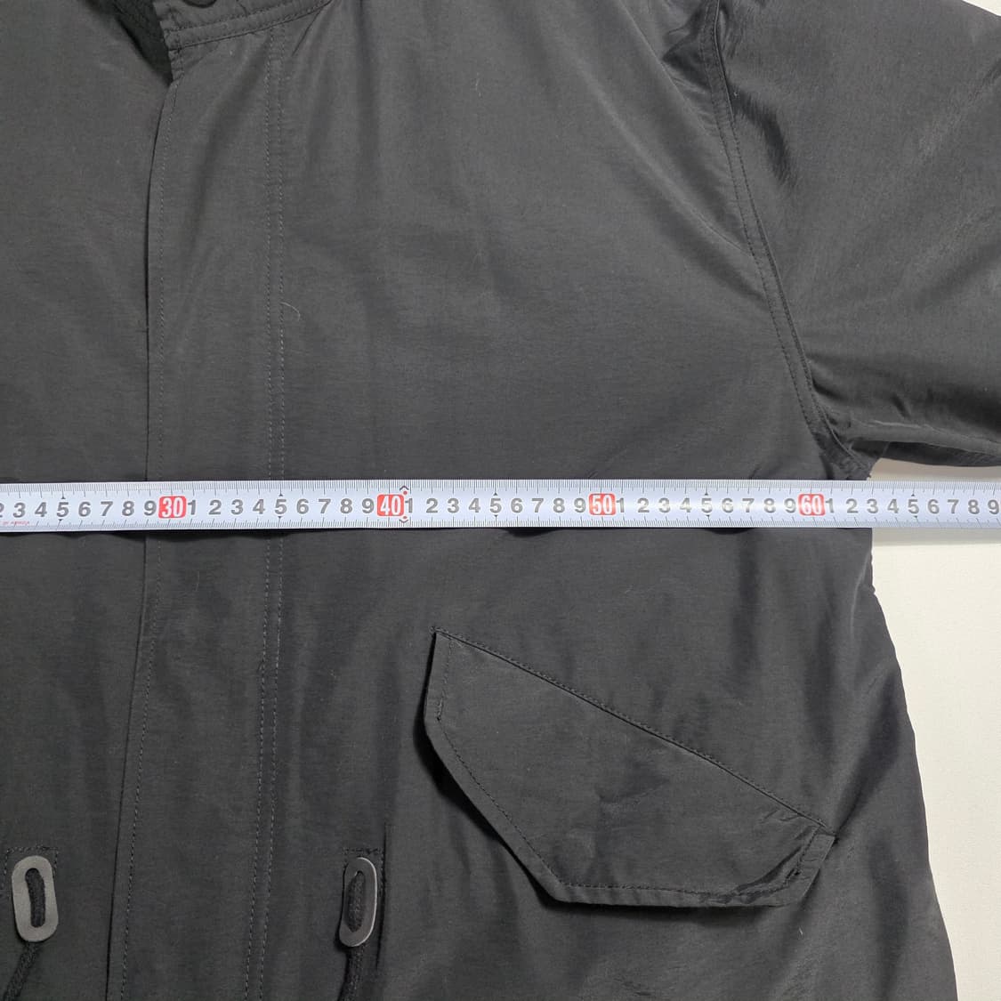 1676 8SECONDS 남성 95(M) 검정 롱 점퍼 안감 누빔 코 상품이미지3