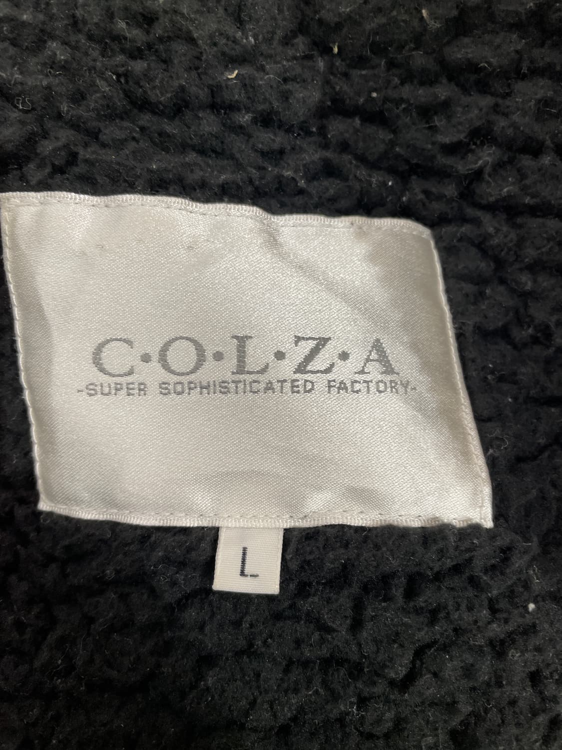 일본빈티지 COLZA 울프죠 퍼 후드 야상 개파카 자켓 L 상품이미지8