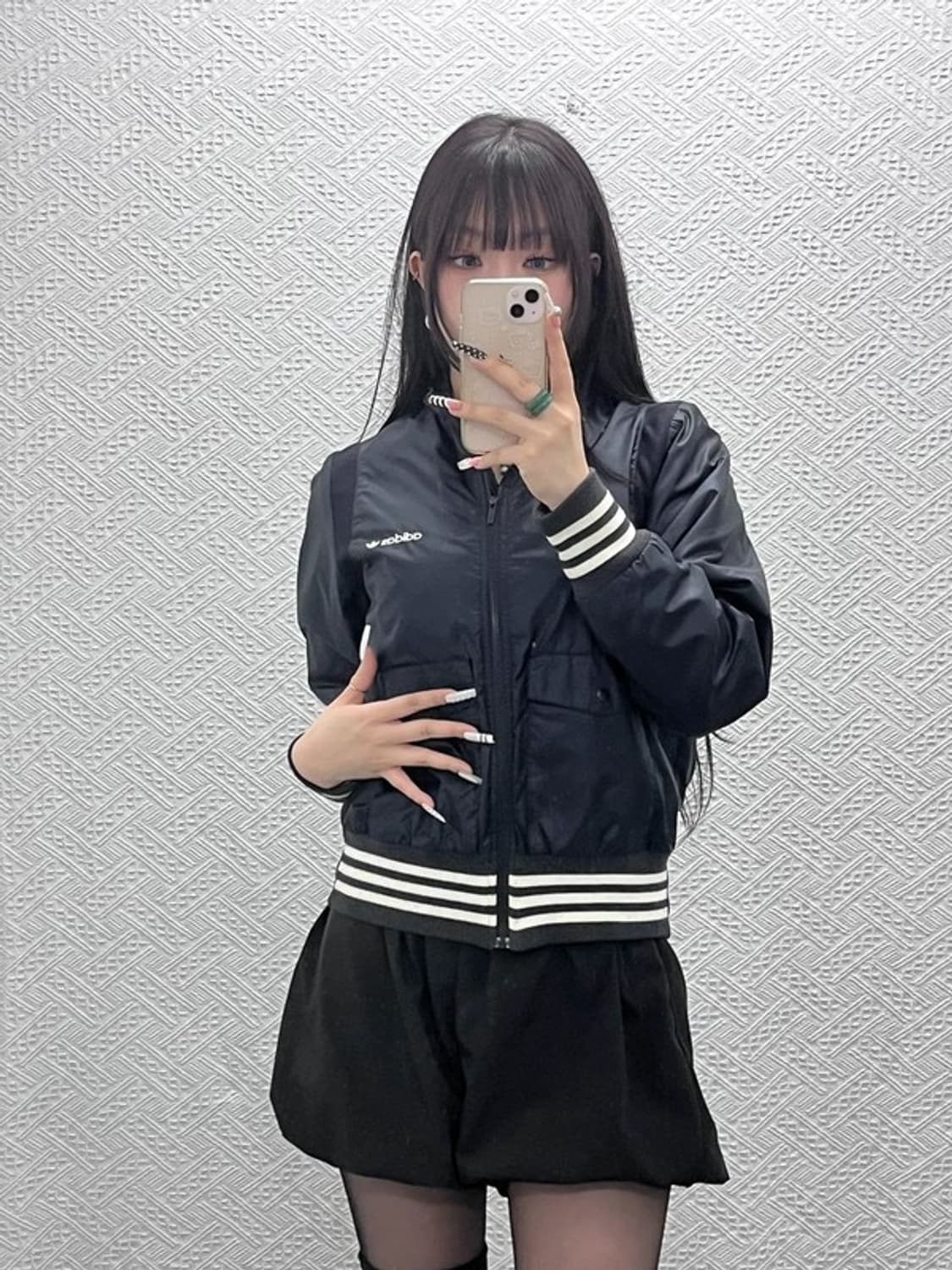 아디다스 흑탭 레트로 윈터 프렌체스카 바시티 자켓 95 C10695 상품이미지1