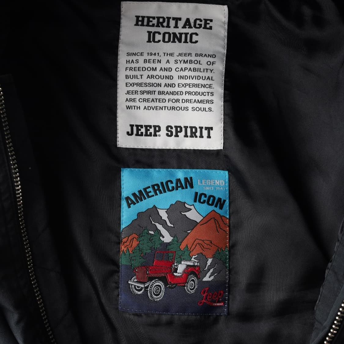 JEEP SPIRIT 폭스 자수 후드 집업 M 상품이미지6