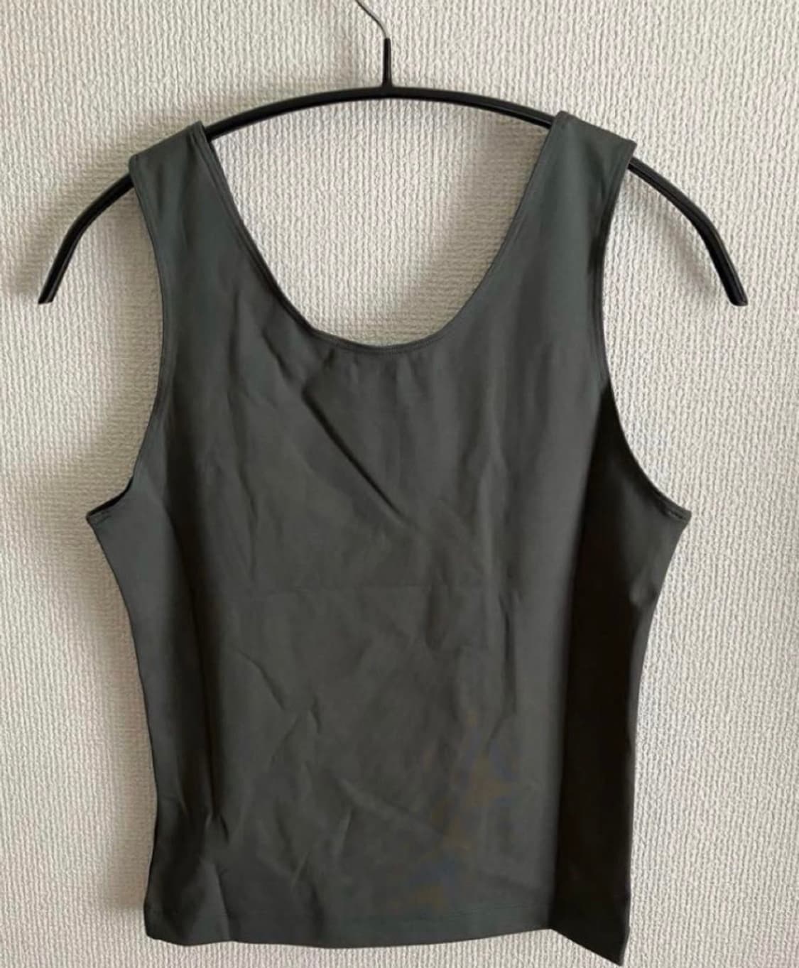 (새상품) 이지 갭 우먼스 탱크 탑 M 다크그린 상품이미지4