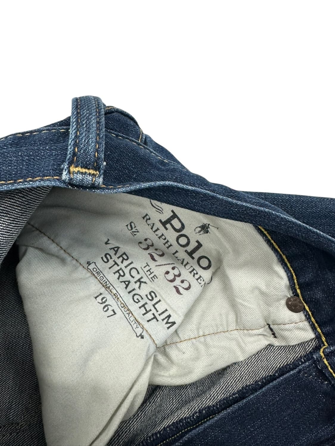 폴로 셀비지데님팬츠 (32,가죽패치) 상품이미지6