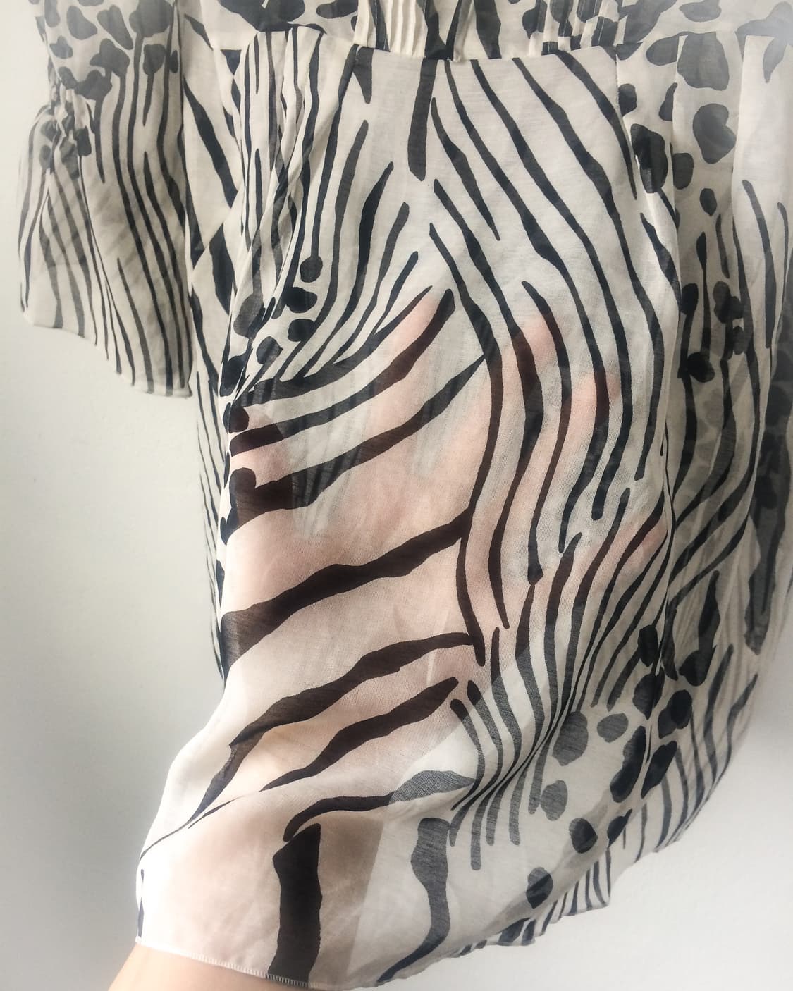 Pattern mixed blouse 상품이미지4