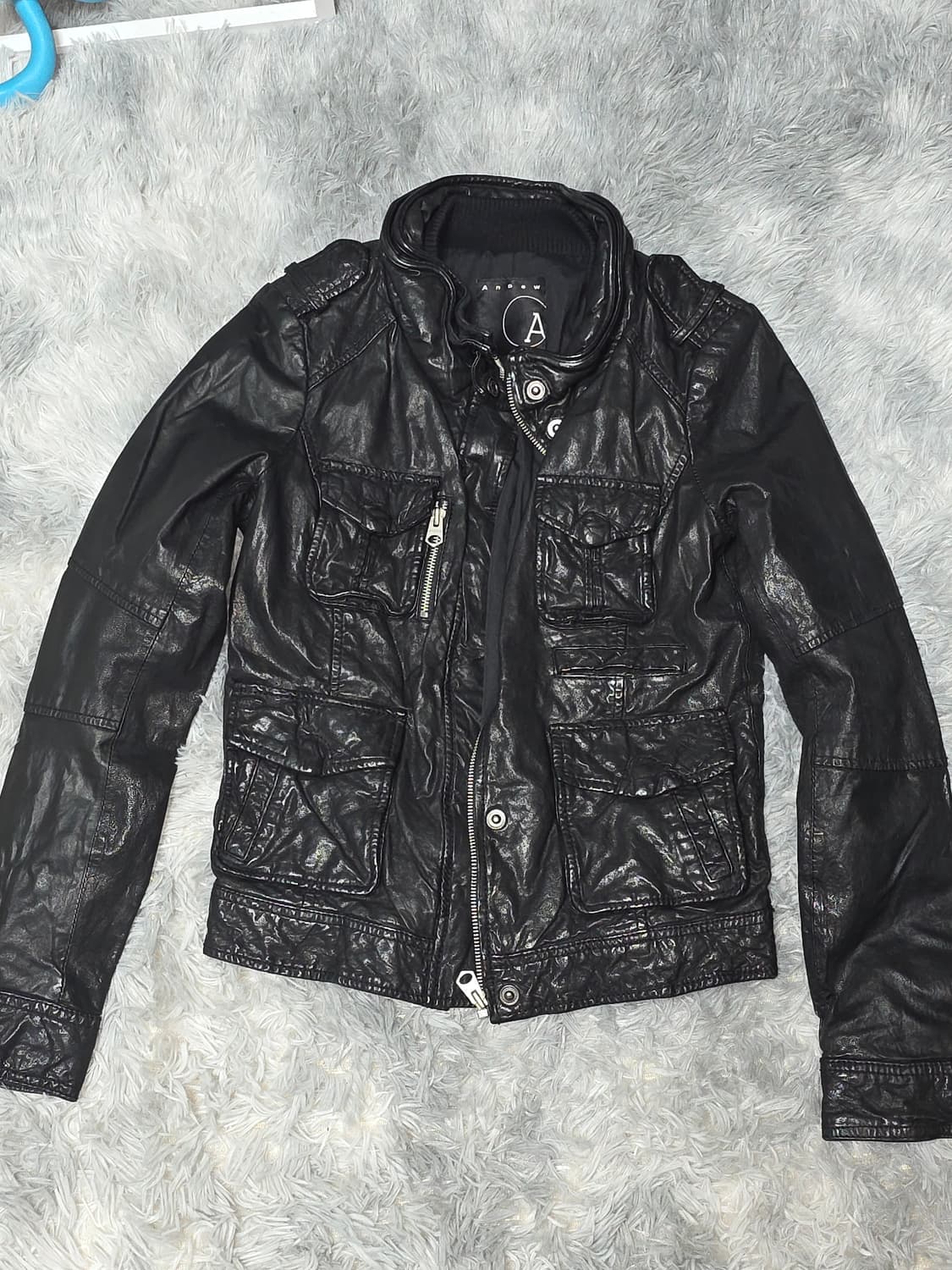 Andew 양가죽 레더자켓 상품이미지1