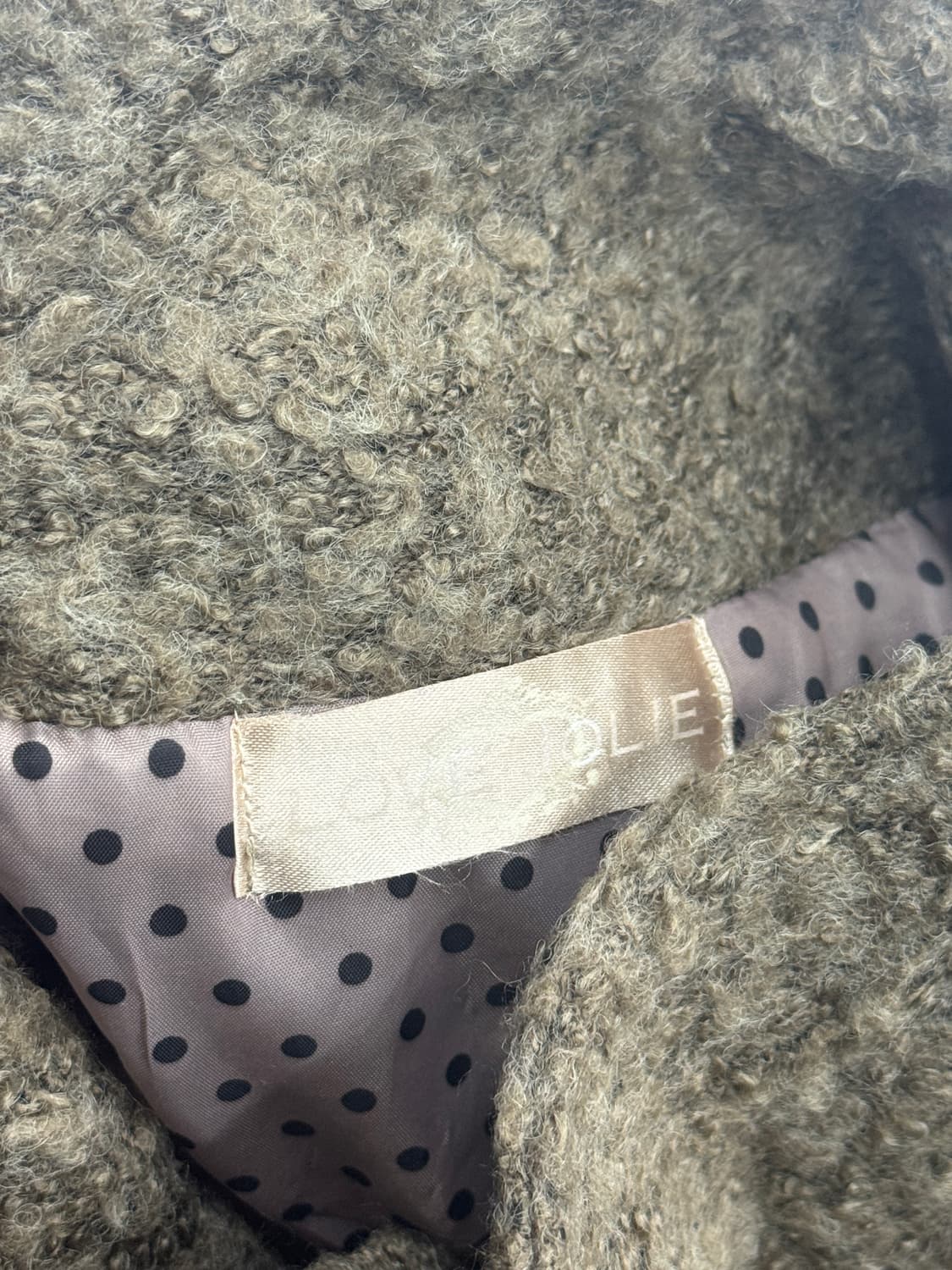 라떼갸루 LOVE JOLIE 뽀글이 카라 자켓 로리 코트히메갸루 그런지  상품이미지5