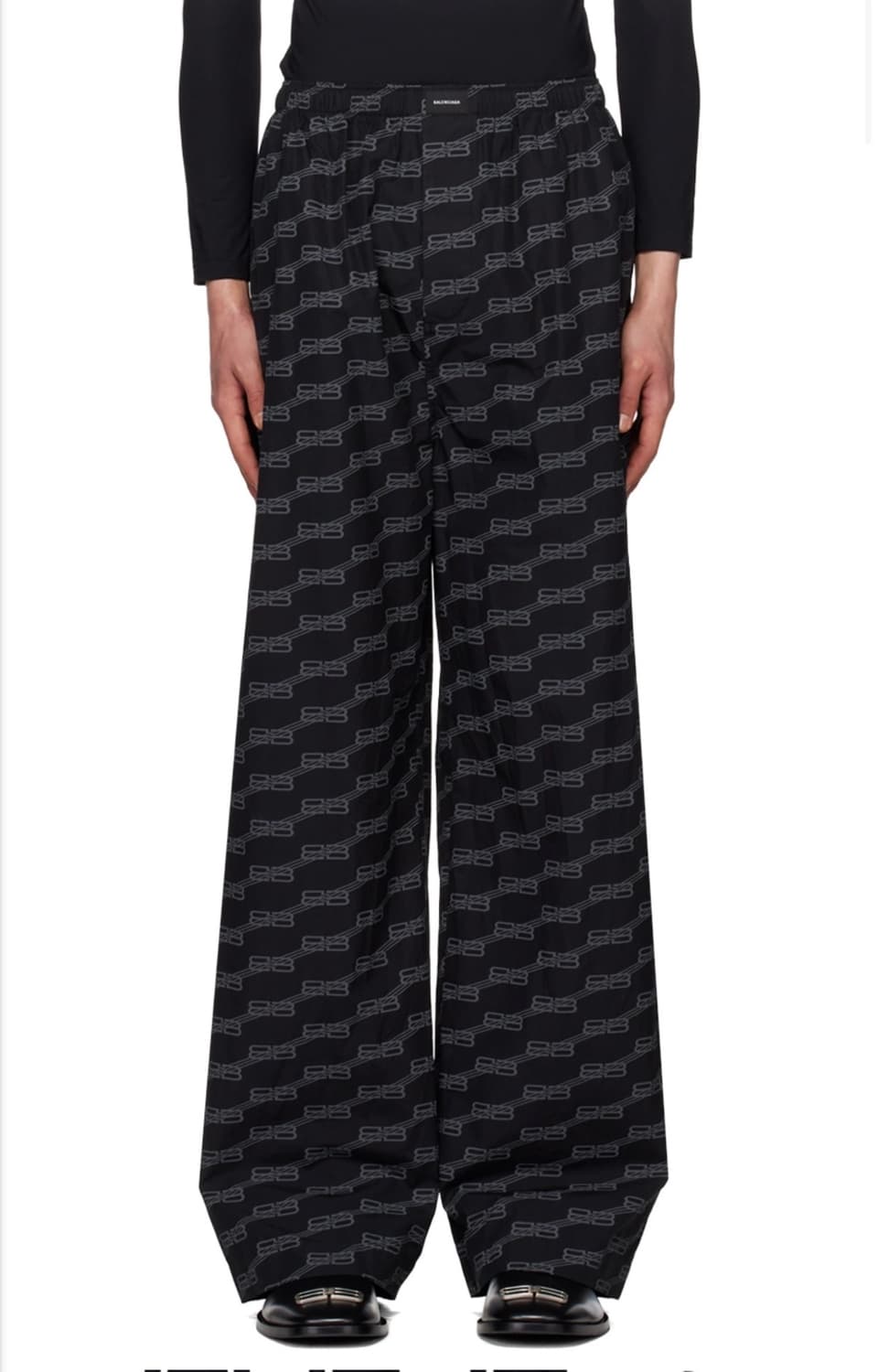 발렌시아가 모노그램 파자마 팬츠 상품이미지1