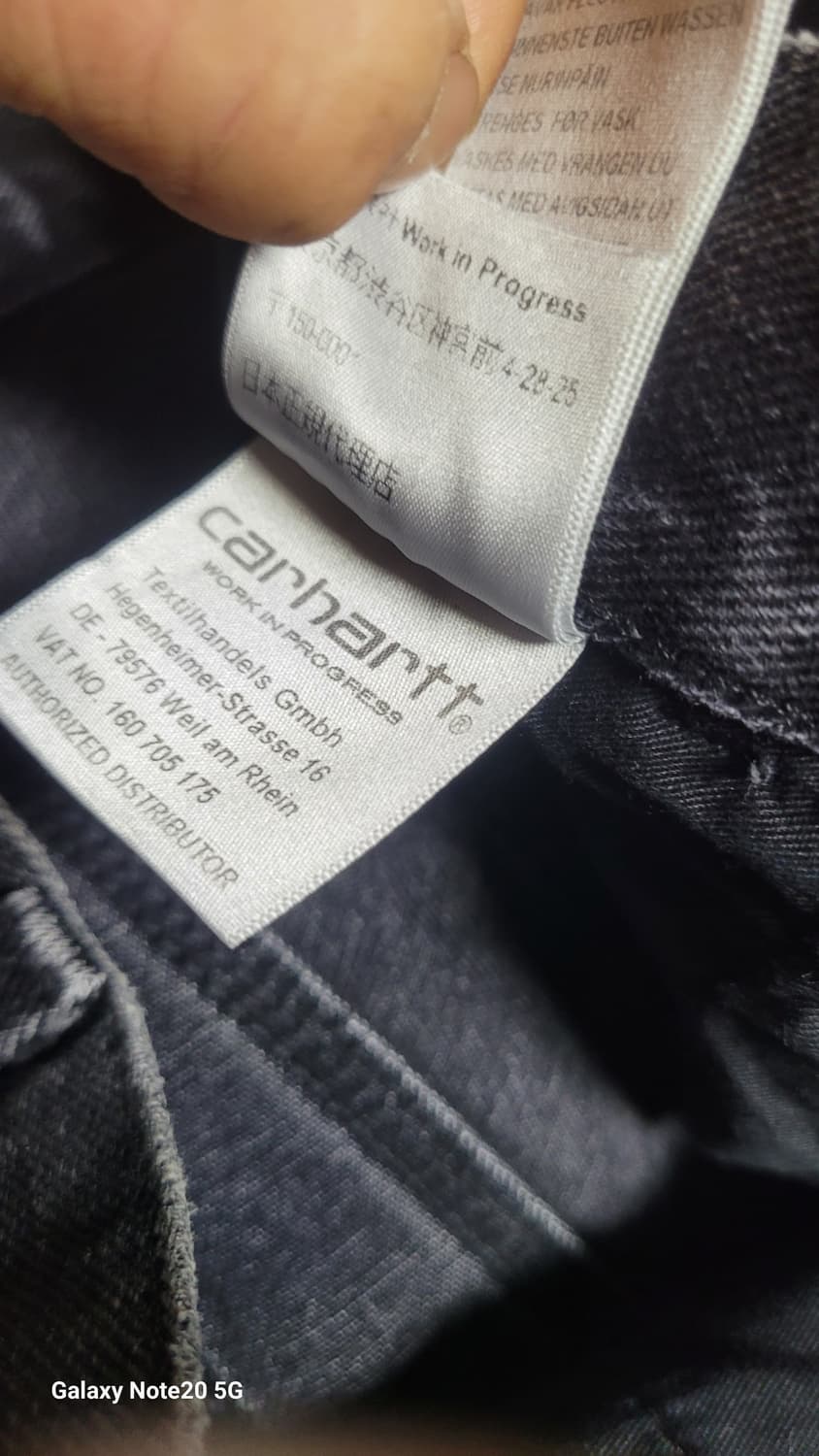 칼하트 데님 펜츠 상품이미지5