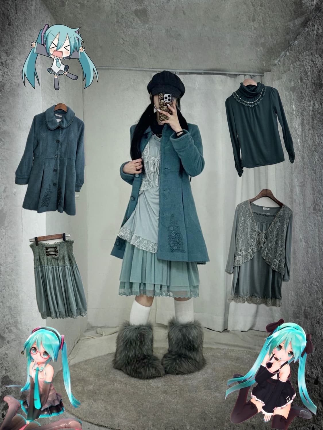 엑시즈팜 미쿠 민트 페어리 코디세트 상품이미지1