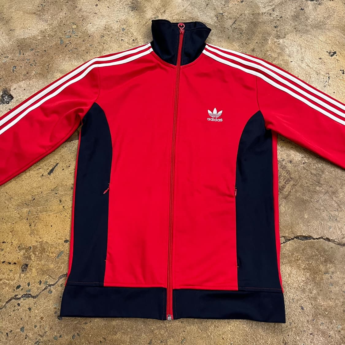[정품/110] 아디다스 유로탑 트랙탑 져지 레드블랙 b16 상품이미지3