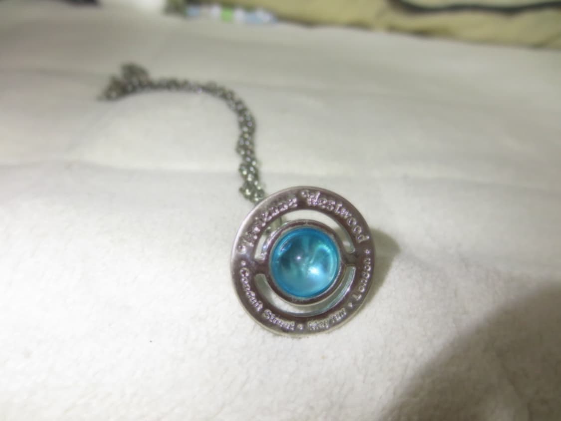 비비안웨스트우드 orb목걸이 블루 상품이미지6