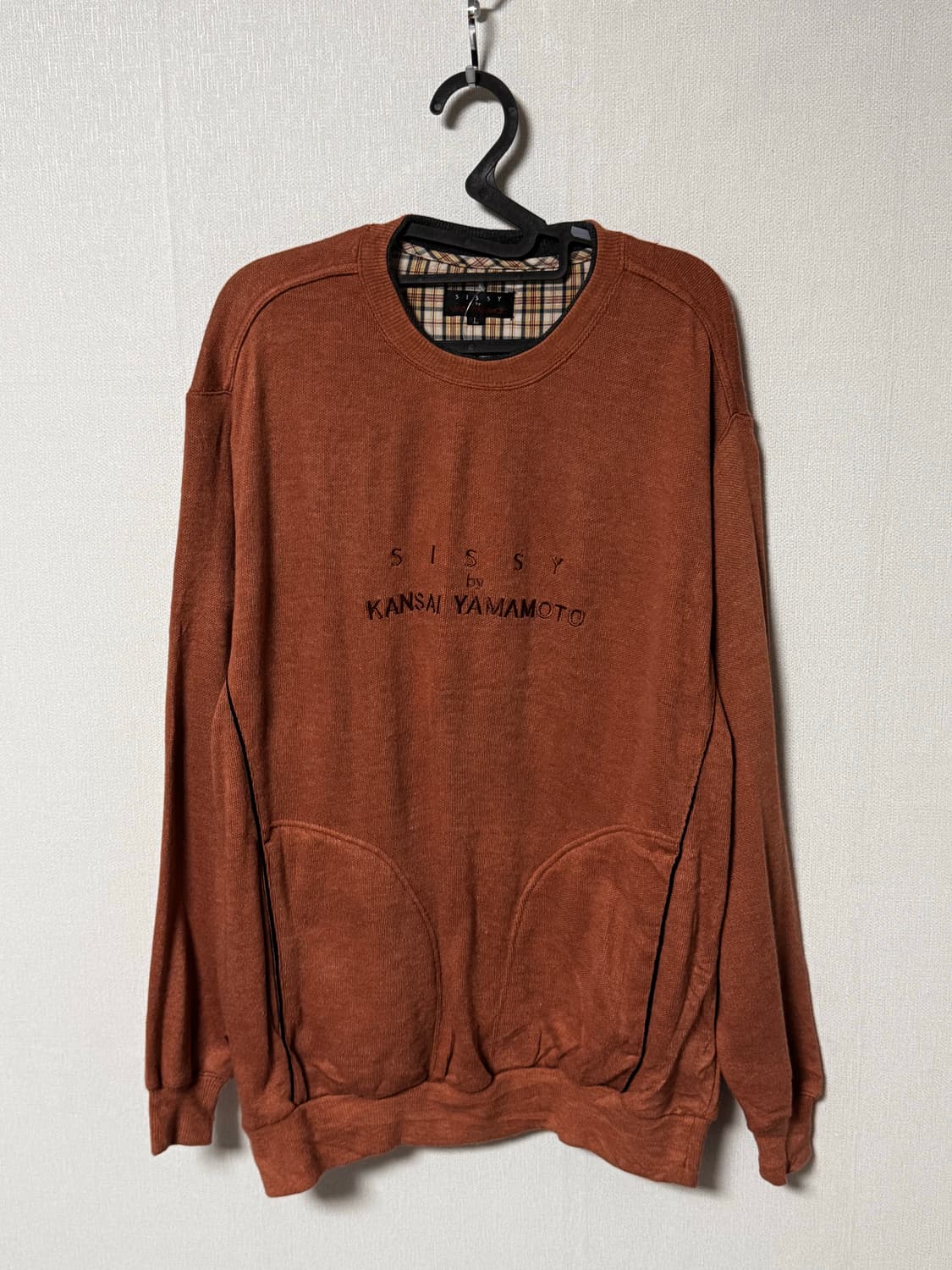 시슬리 칸사이 야마모토 니트 맨투맨 상품이미지2