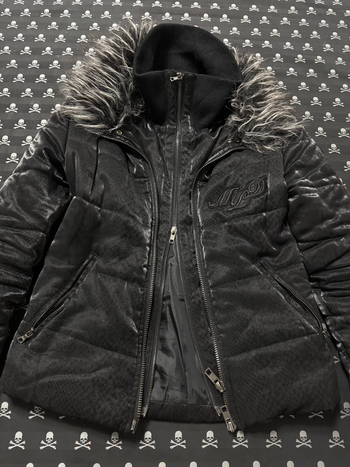 “Midas” Python Fur jacket 상품이미지2