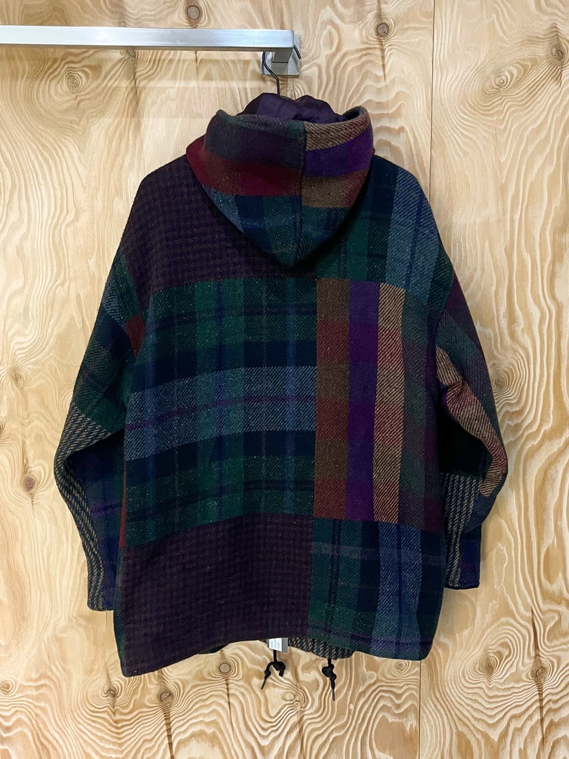 Jofeld 90’s USA 패치워크 더플 코트 상품이미지5