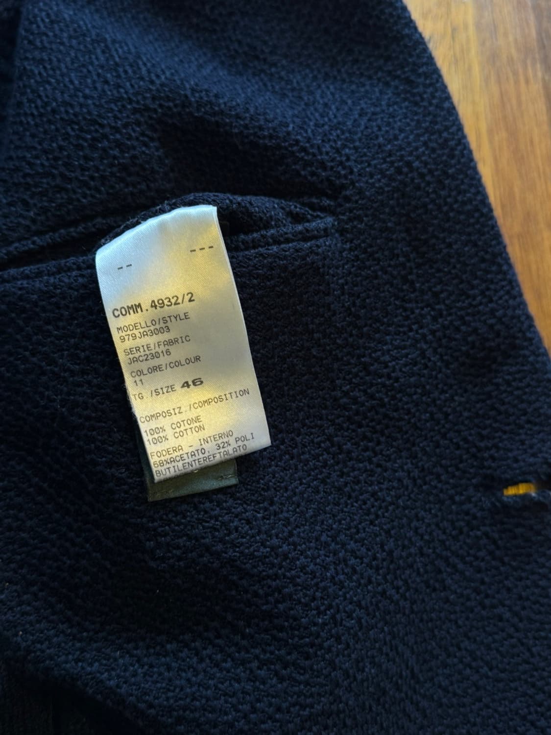 일레븐티 니트 테일러드 자켓 100 상품이미지6