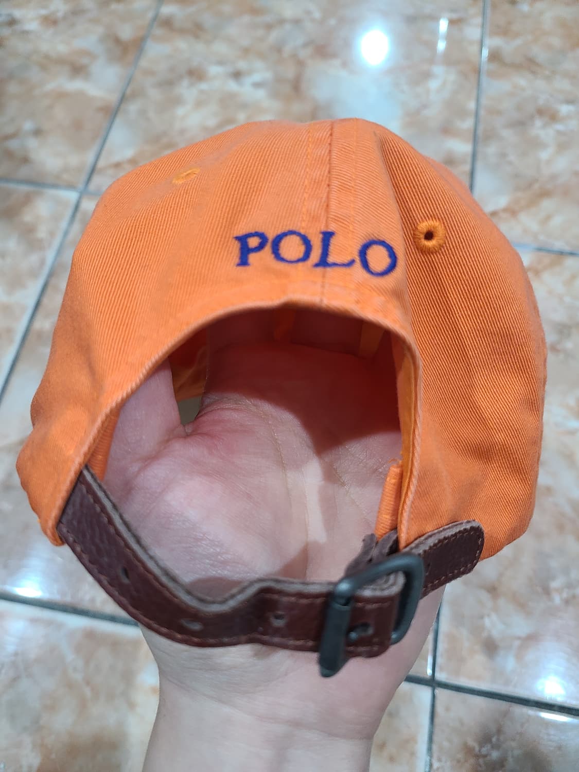 폴로랄프로렌 주황색 볼캡 상품이미지2