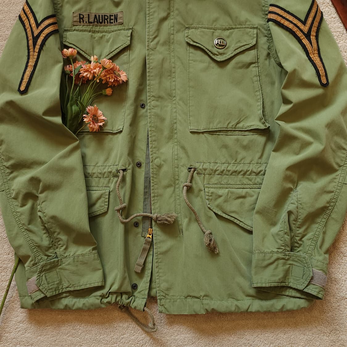 폴로 데님앤서플라이 필드자켓 밀리터리 야상 m65필드 미군자켓 L 상품이미지7