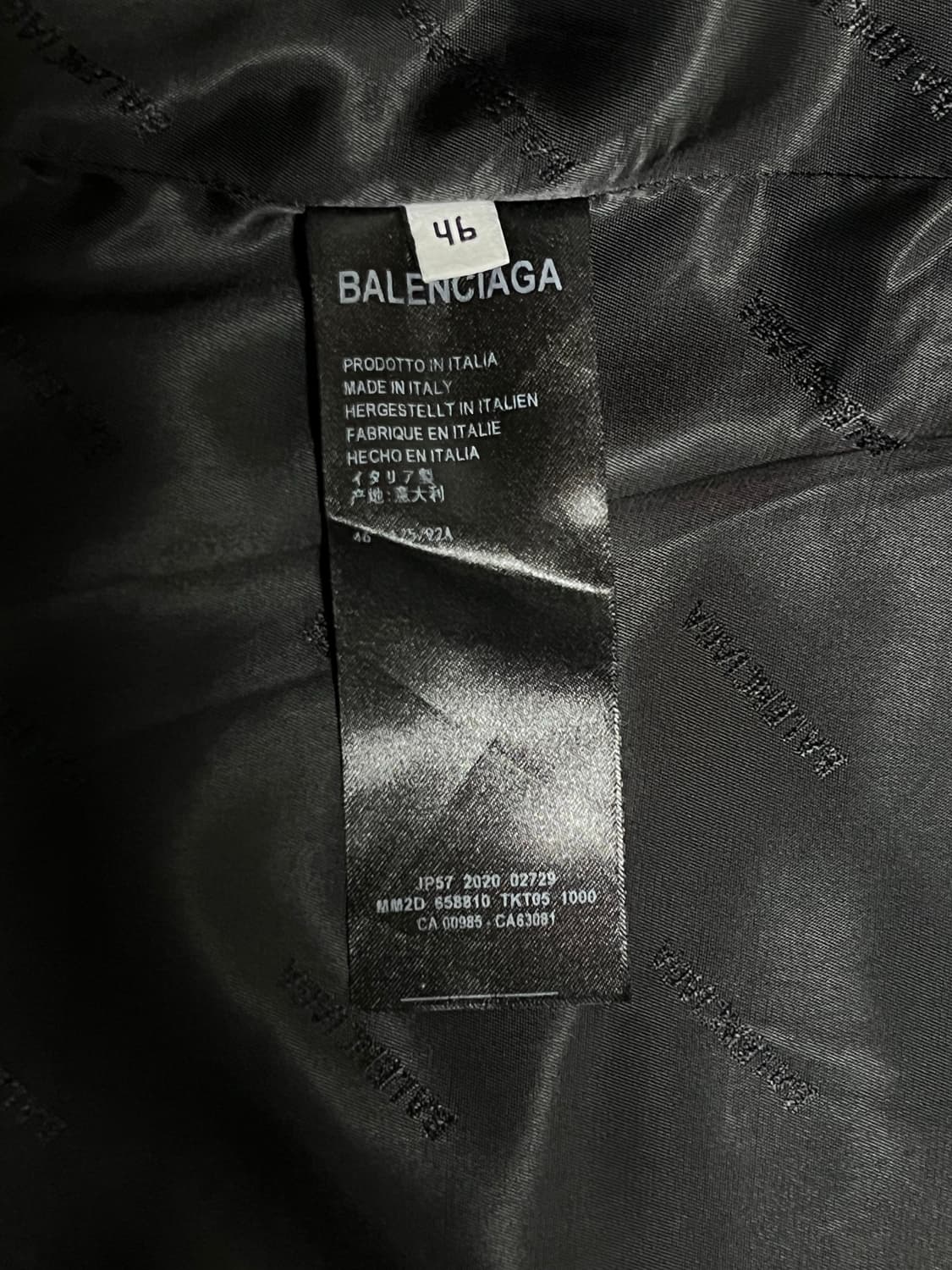 [46] 디스트로이드 오버 코트 블랙 상품이미지8