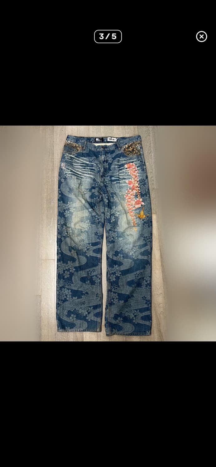 급전)카라쿠리 타마시 사쿠라 칭크 자수 멀티포켓 상품이미지3