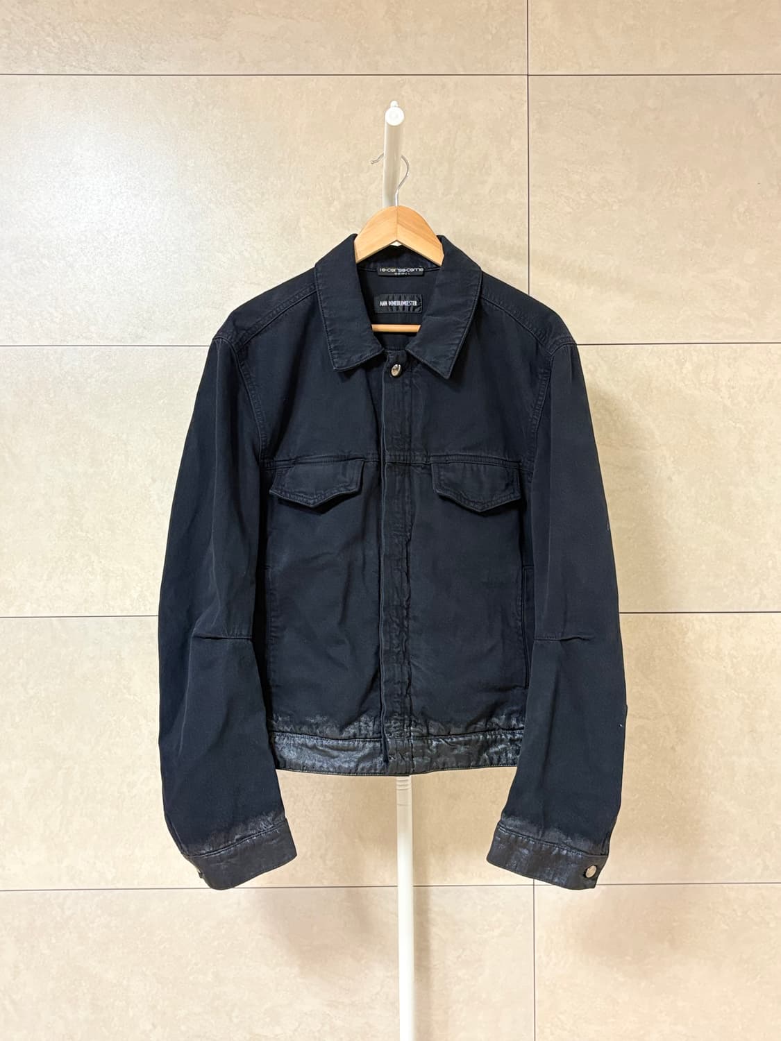 앤드뮐미스터 코팅 트리밍 데님 자켓 상품이미지1