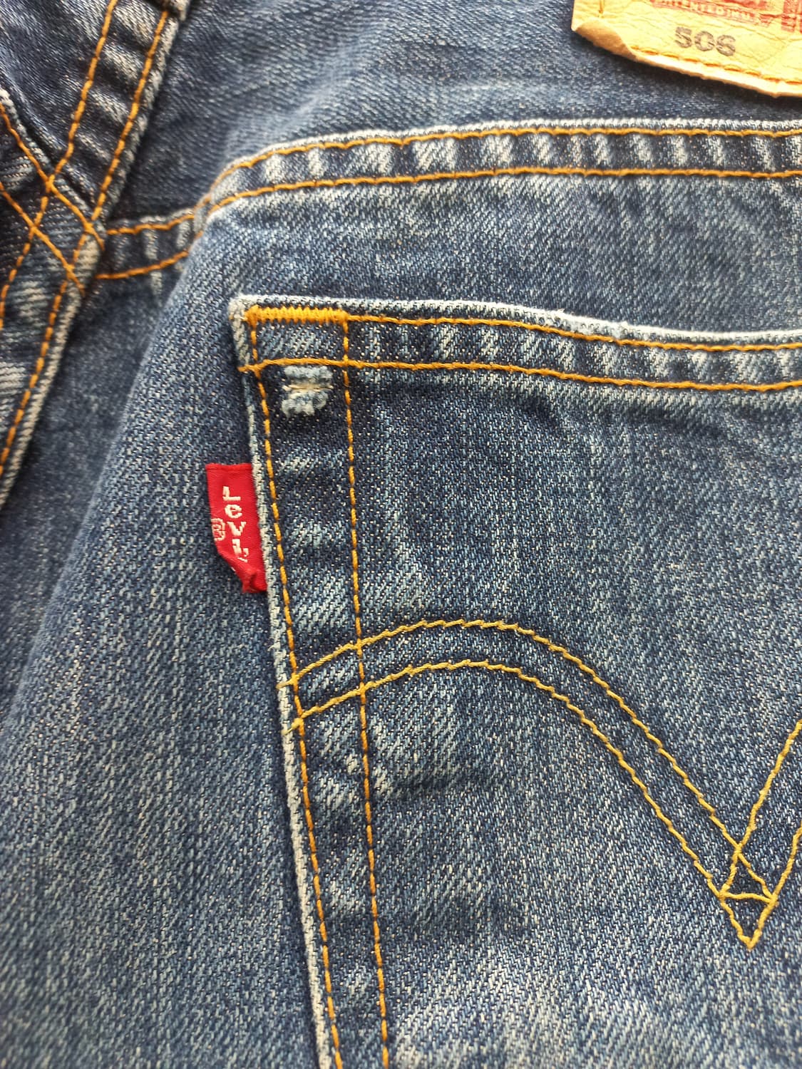 리바이스 506 청바지 W76 L86 (허리 28) 상품이미지2
