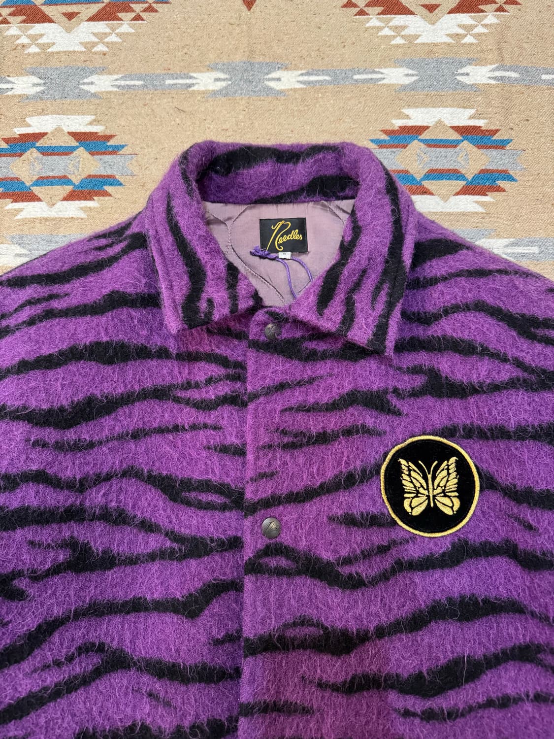 [S][100] 니들스 샤기 코치 자켓 타이거 퍼플 상품이미지4