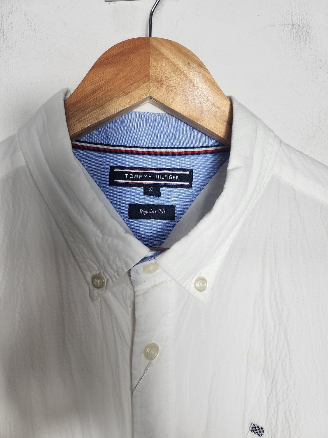 타미힐피거 시어서커 버튼다운 셔츠 상품이미지3