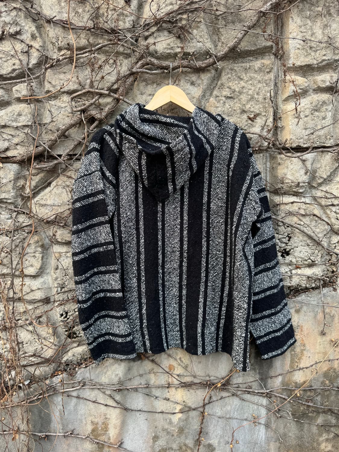 멕시코 핸드 우븐 블랑켓 후디 후드티 상품이미지2