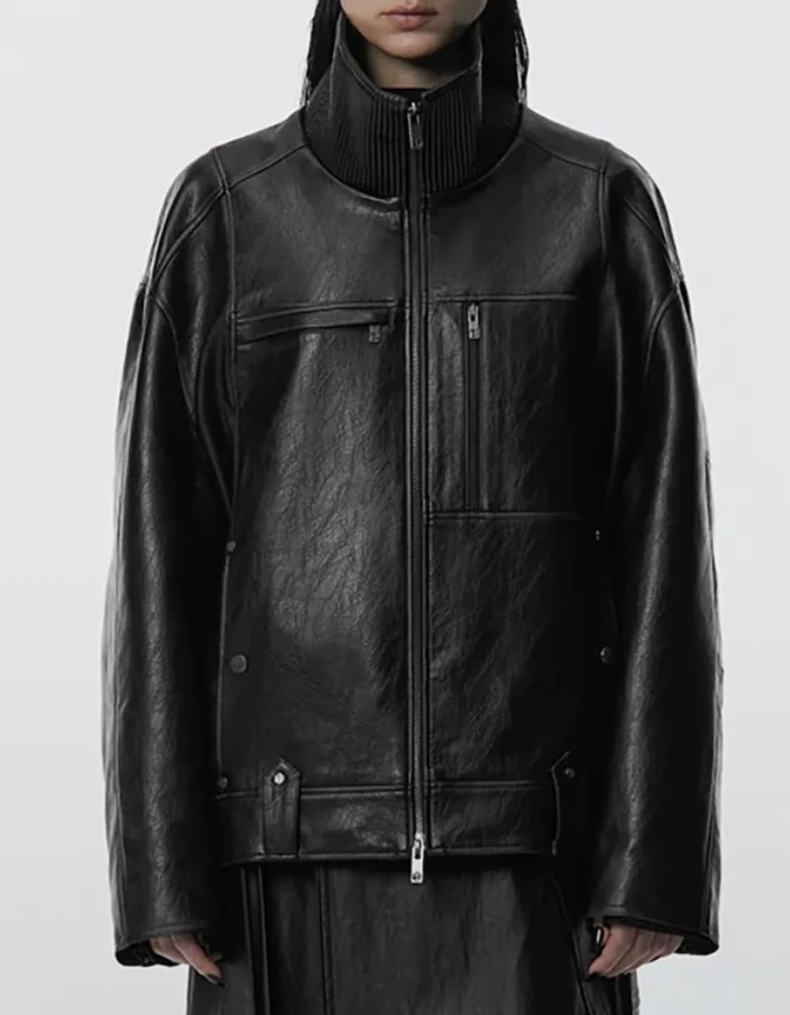 트리밍버드 빈티지레더봄버자켓 판매해요 상품이미지1