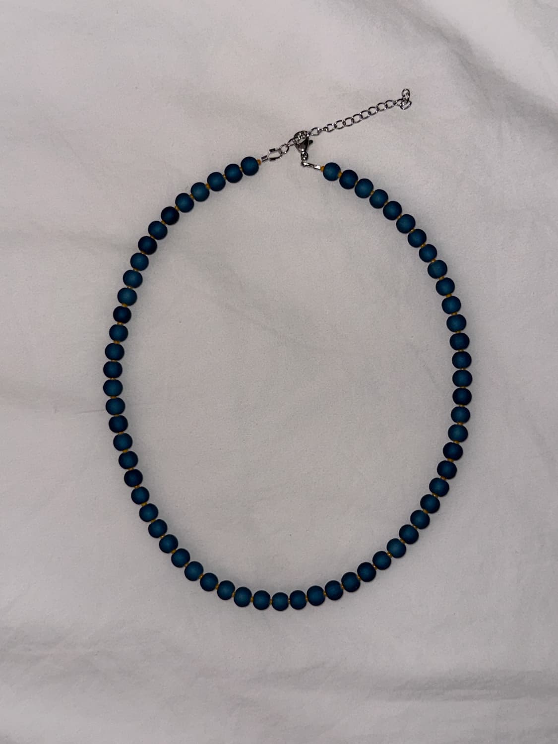 Navy and yellow necklace  상품이미지3