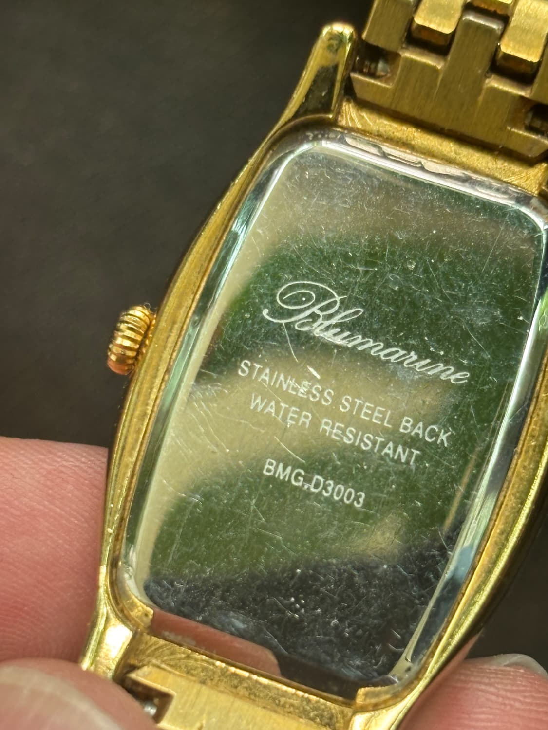 Vintage bluemarine metal jewelry watch 상품이미지10