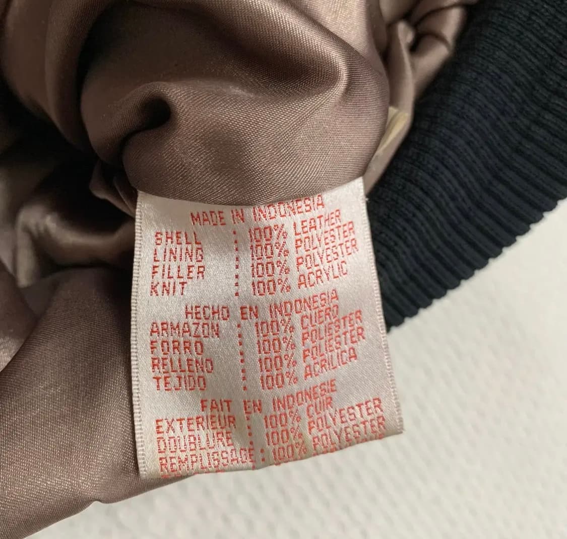 NFL Buccaneers Leather Jacket 상품이미지9