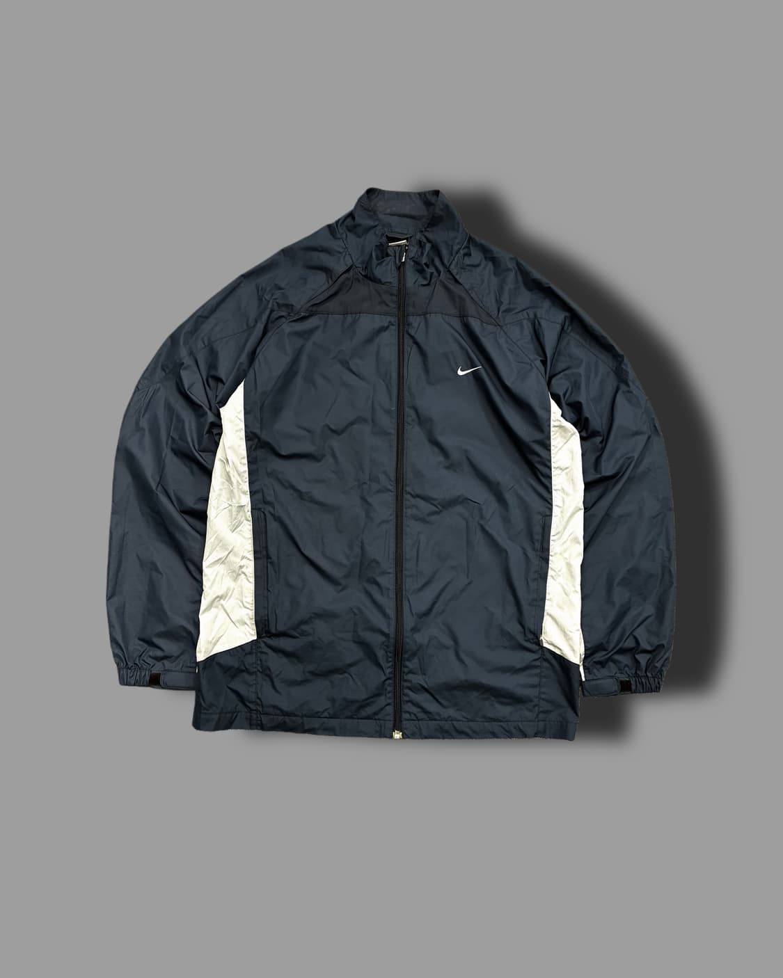 나이키 00s 네이비 그레이 바람막이 L 상품이미지4