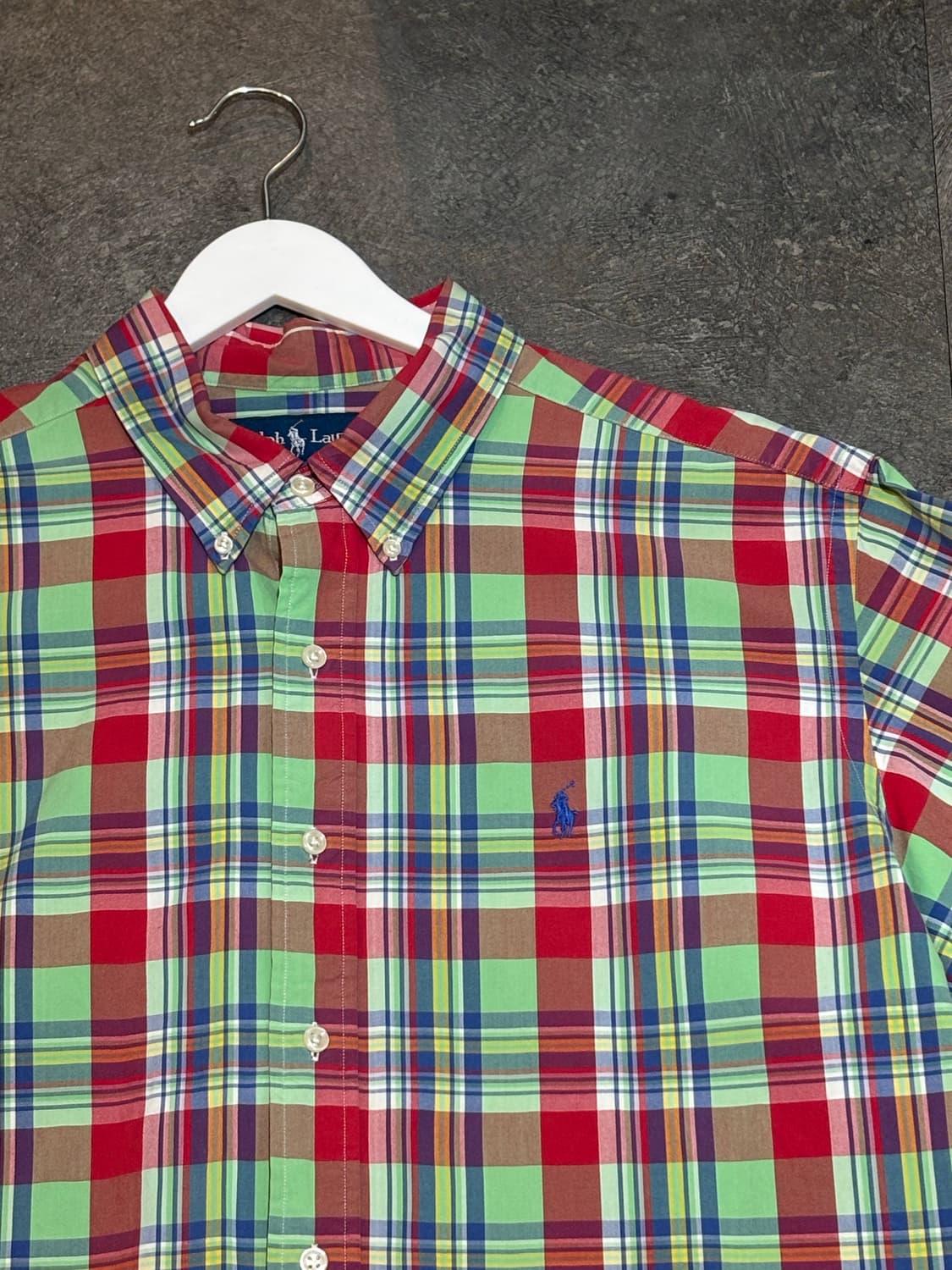 폴로 랄프로렌 체크 셔츠 110사이즈 상품이미지4