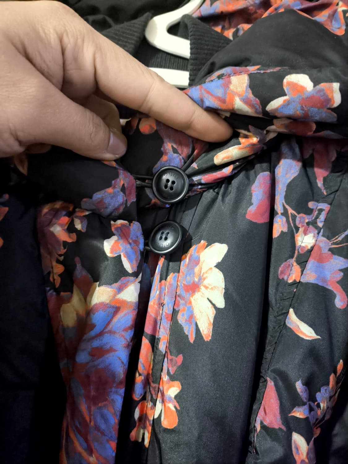 36 오일릴리 플라워 덕다운 롱패딩 파카 상품이미지5