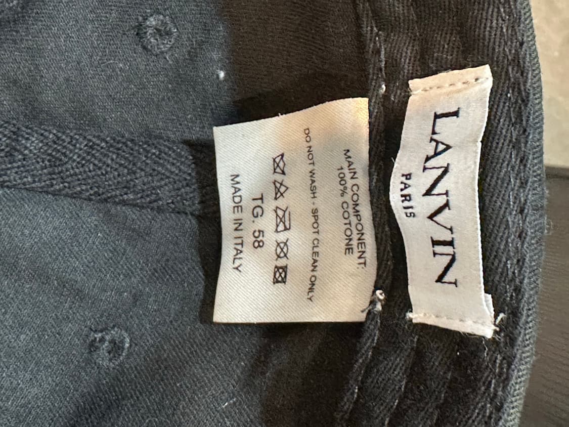 갤러리디파트먼트 x 랑방 페인팅 로고 볼캡 상품이미지3