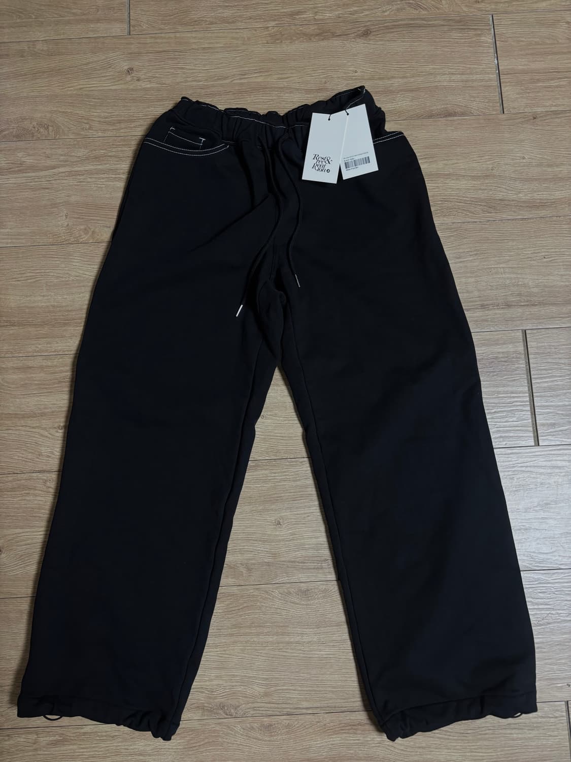 레스트앤레크레이션 RR 로고 스티치 팬츠 상품이미지6