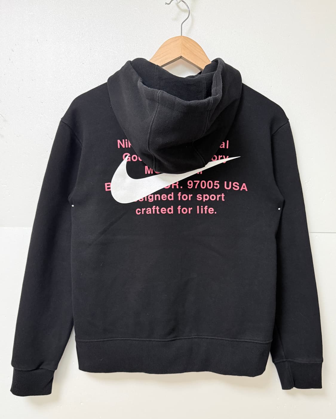 나이키 더블스우시 후드집업 블랙 95 데일리  상품이미지3