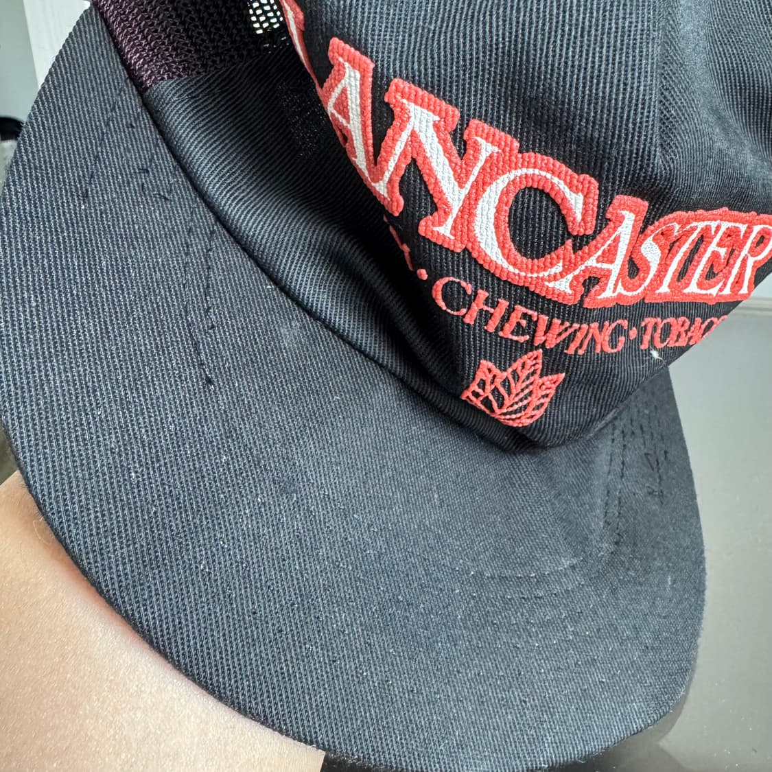 USA 빈티지 모자 볼캡 vintage cap 트러커 메쉬 블랙 상품이미지8