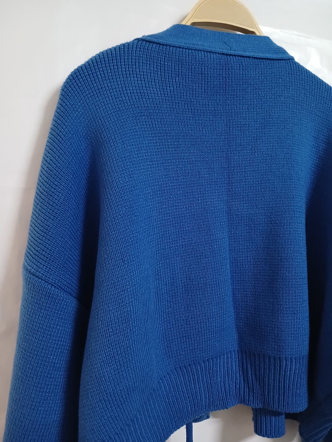 (F)박시니트 볼레로 블루 상품이미지7