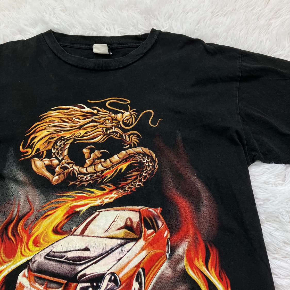 빈티지 분노의 질주 양면 프린팅 반팔 793 y2k 스트릿 갸루 펑키 상품이미지4