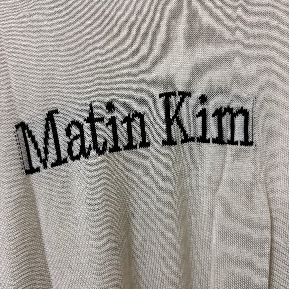 MATIN KIM 마뗑킴 남자 반팔니트 상품이미지5
