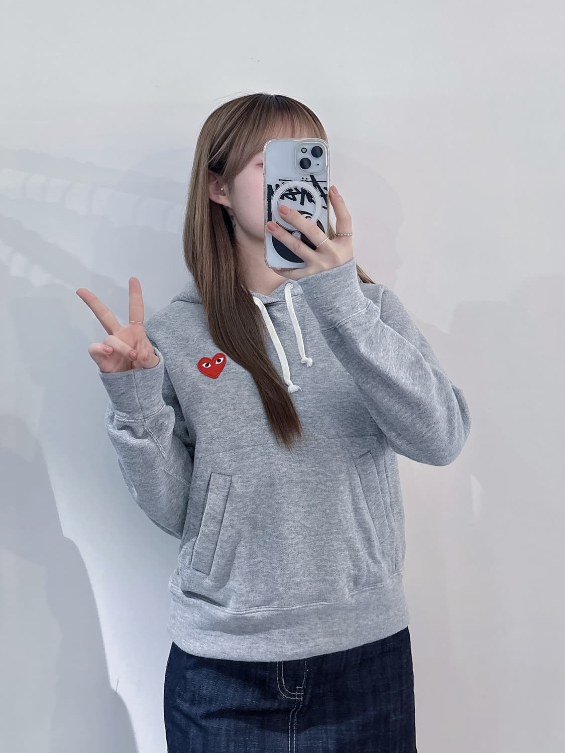 꼼데가르송 하트와펜 후드 상품이미지3