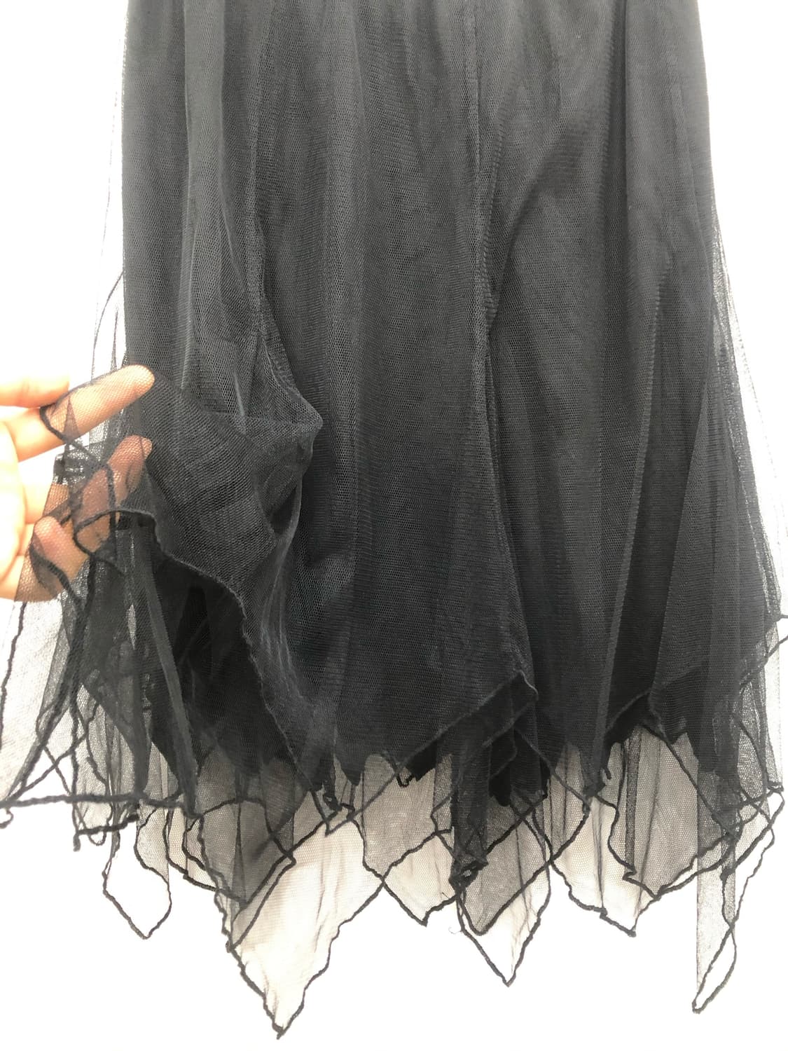 black layered tulle skirt 상품이미지4