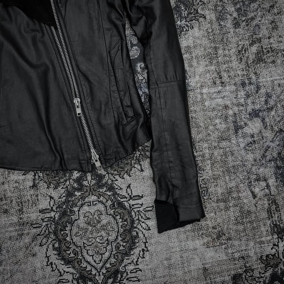Ekam archive drape leather jacket 상품이미지4