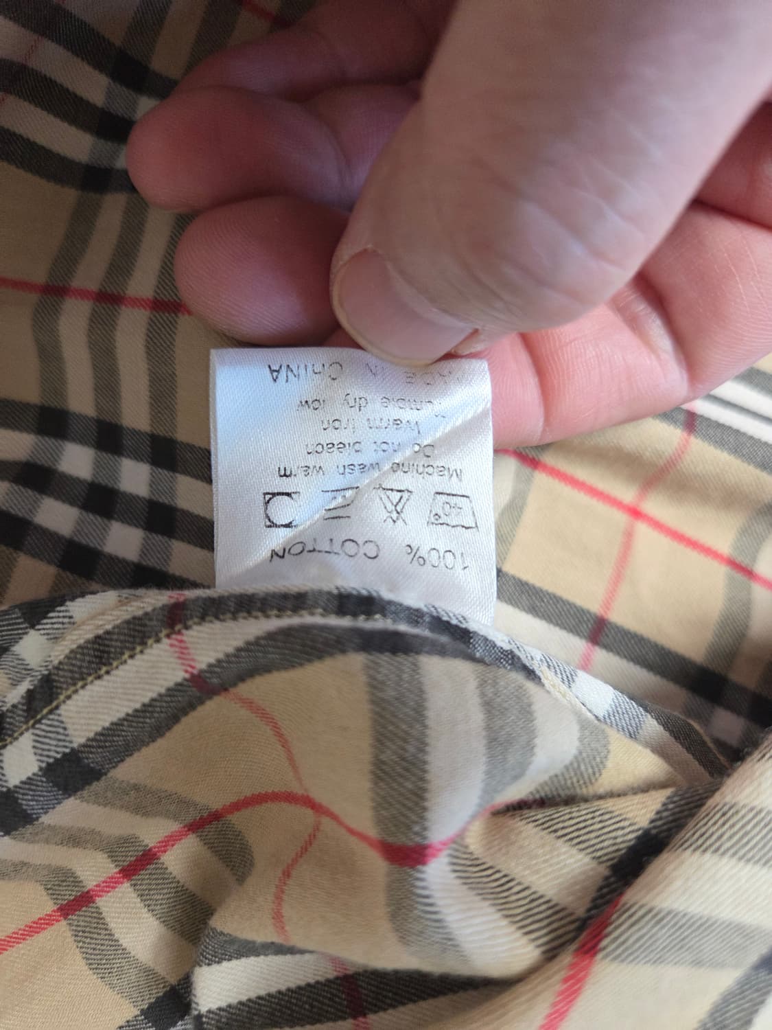 버버리 런던 클래식 노바체크 셔츠 (황금사이즈 S/95-100) 상품이미지8