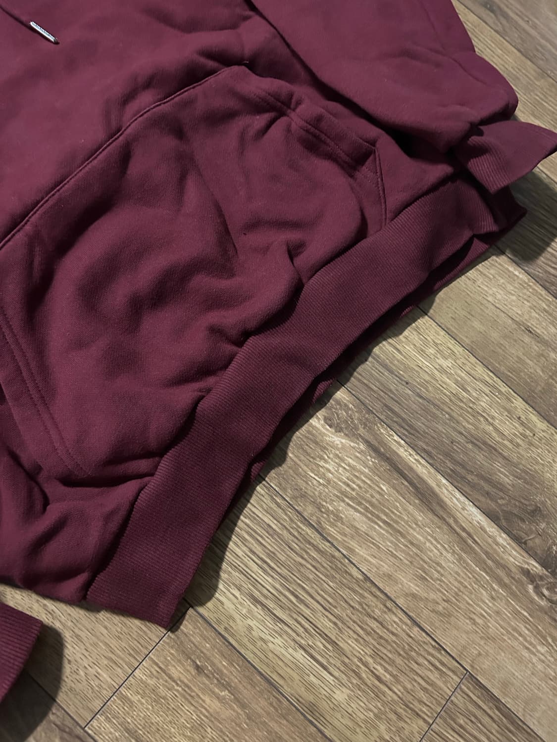 오드 스튜디오 버건디 후드티 상품이미지3