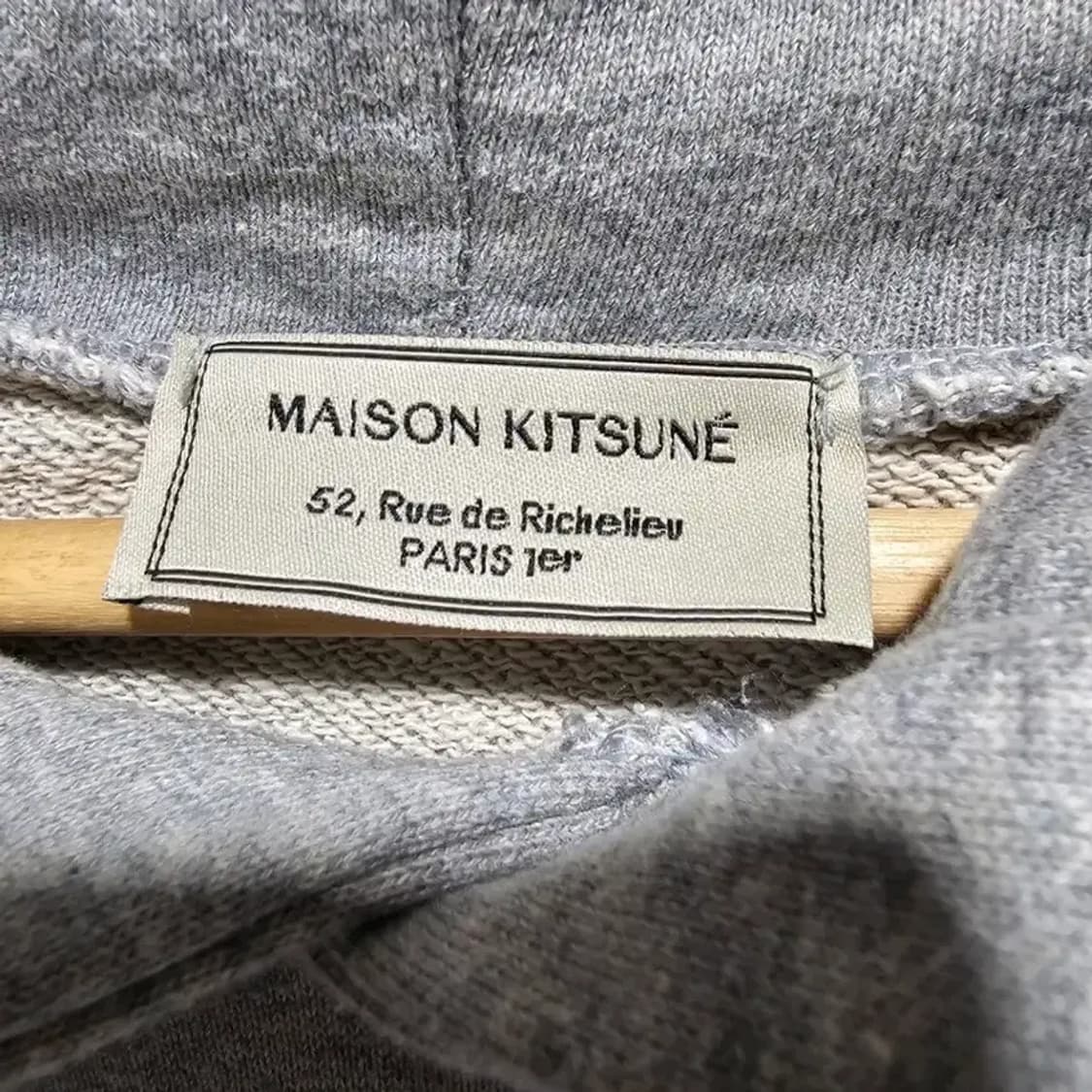 메종키츠네 그레이 후드티 100 상품이미지7