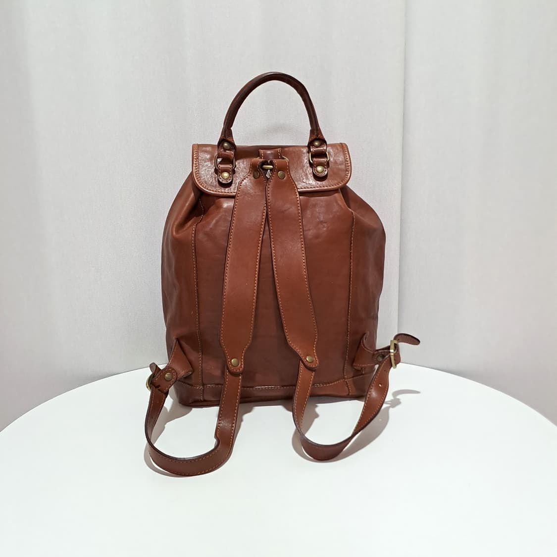 (택포) 아이메디씨 피렌체 태닝가죽 백팩 B195 상품이미지4