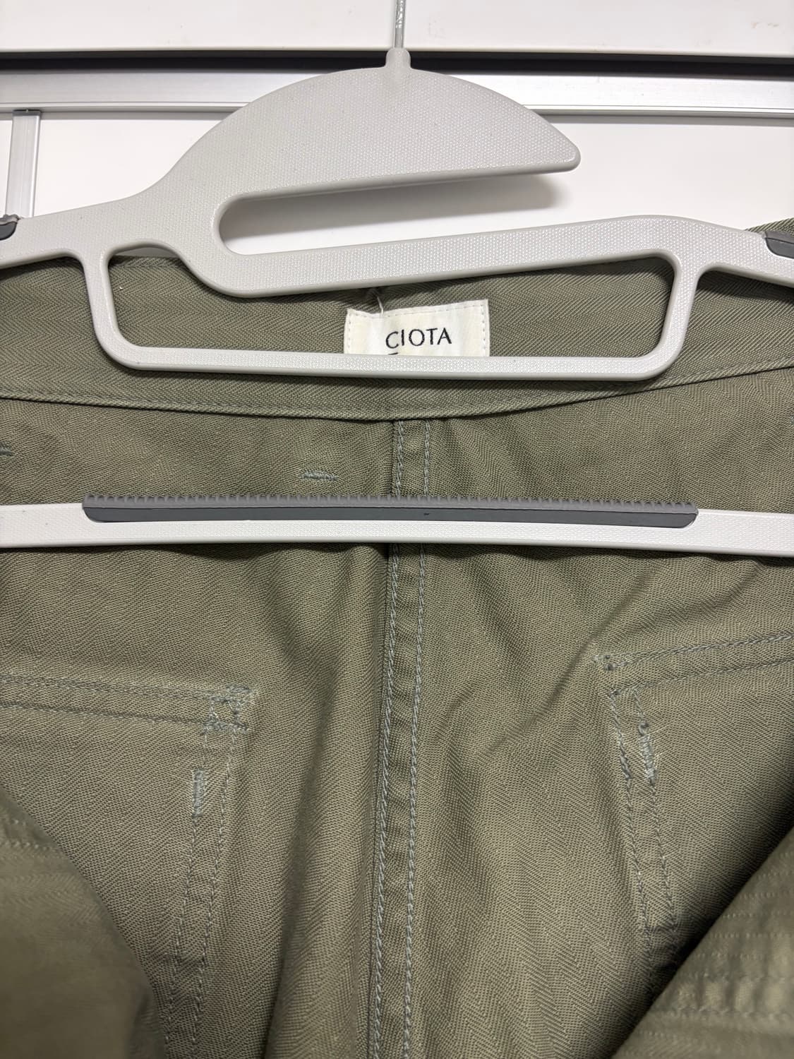 5 사이즈 ) CIOTA 시오타 헤링본 베이커 팬츠 스톤바이오  상품이미지3