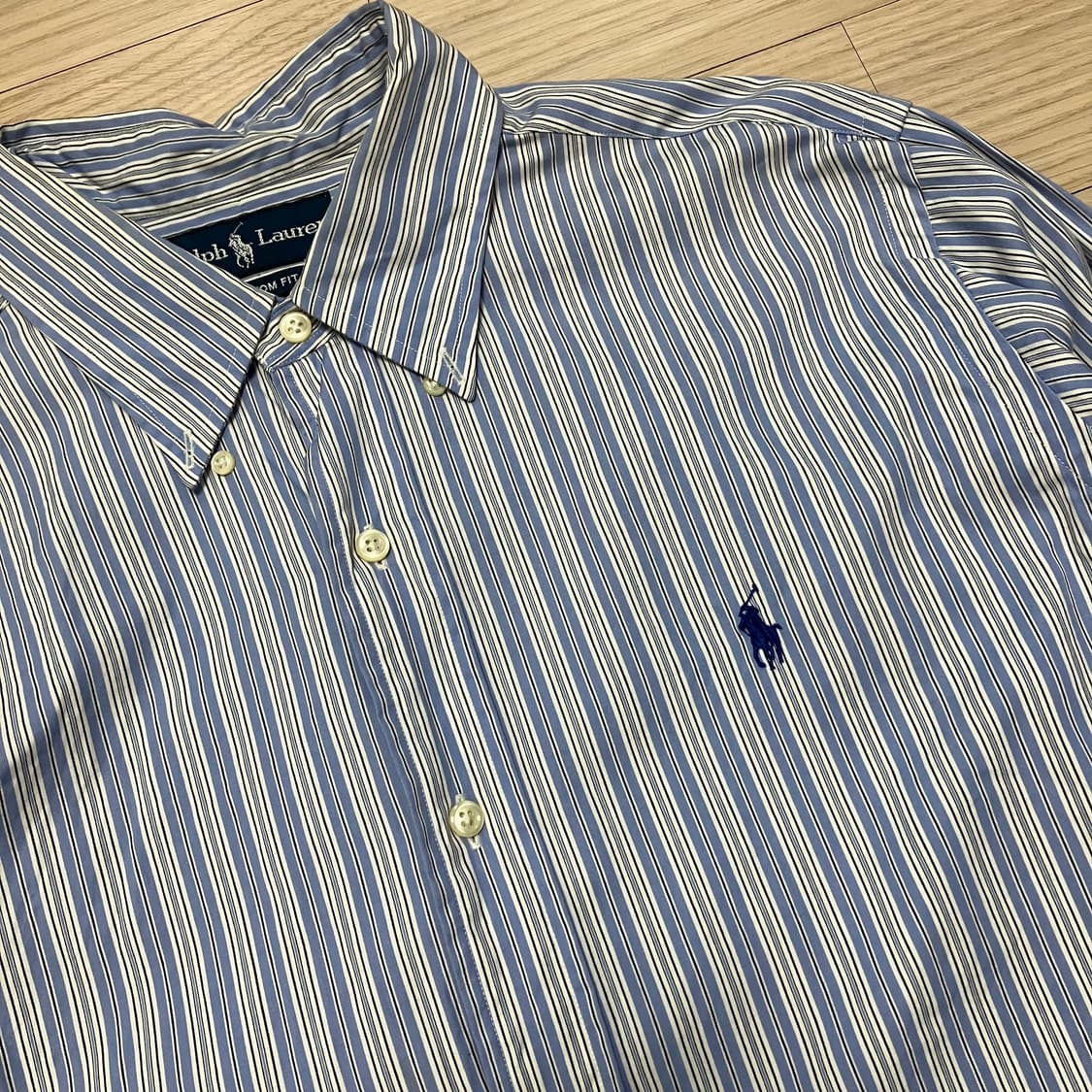 [Polo] 폴로 랄프로렌 스트라이프 셔츠 스카이블루 상품이미지3